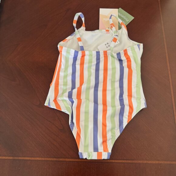 Andie Kids Toddler Girl AK001 Striped Amalfi Swimsuit Size 2T New - Picture 6 of 11
